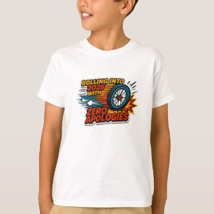 Camiseta “Zero Desculpas” Rodando na Cadeira de Rodas de 20