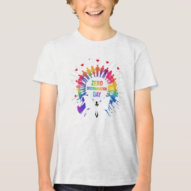 Camiseta Zero Discrimination Day  (Frente)