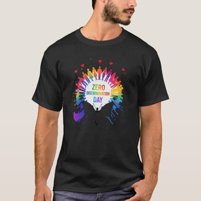 Camiseta Zero Discrimination Day  (Frente)