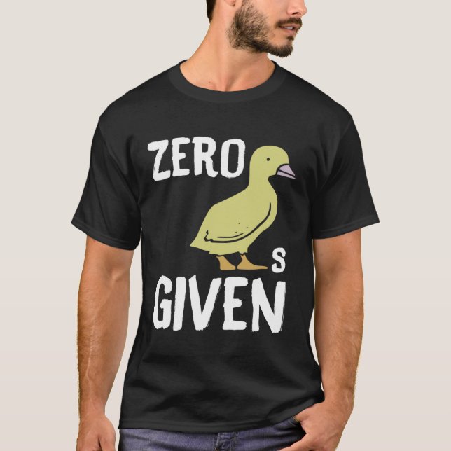 Camiseta Zero Ducks Given  Duck (Frente)