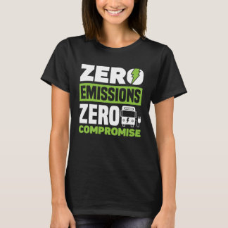 Camiseta Zero Emissões Sem Concessões Bateria Elétrica Ve