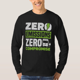 Camiseta Zero Emissões Zero Concessões Bateria Elétrica Ve