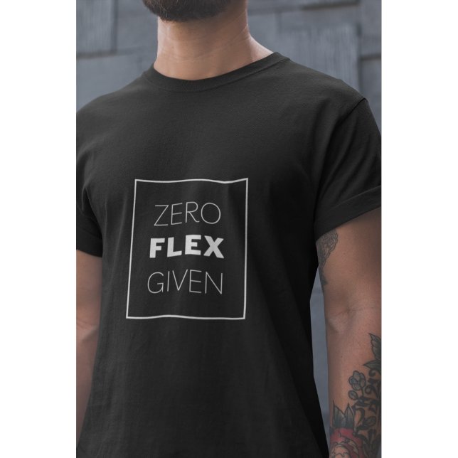 Camiseta Zero Flex Dado Moderno Design de Cotação (Criador carregado)