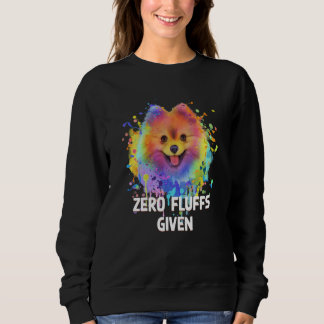 Camiseta Zero Fluffs Given Pomeranian Pom Pom Humor Dog  1