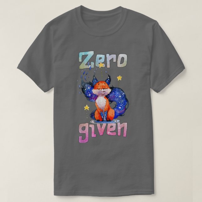 Camiseta Zero Fo Dado, Engraçado (Frente do Design)