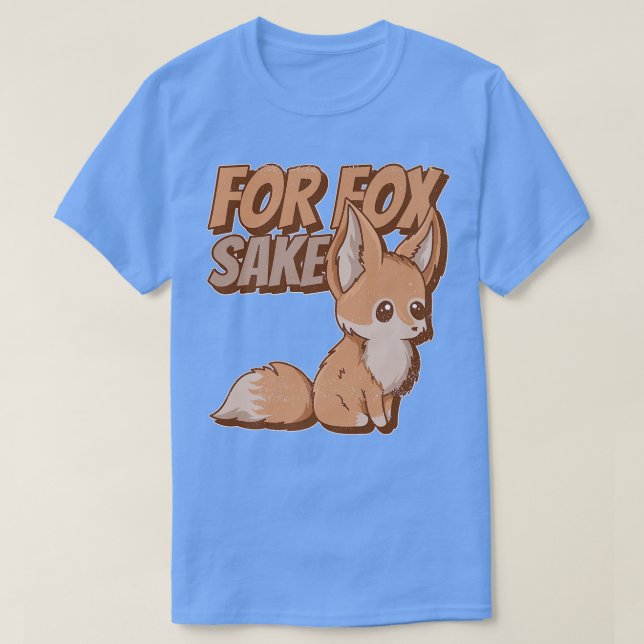 Camiseta Zero Fo dado Pun para um Fo Lover Fennec (Frente do Design)