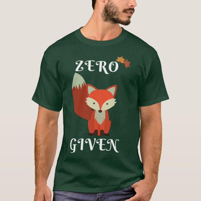 Camiseta Zero Fox Given (Frente)
