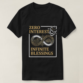 Camiseta Zero Juros, Bênçãos Infinitas - Finanças Islâmicas