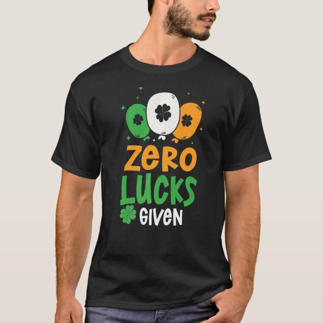 Camiseta "Zero Lucks" com Ruas do Partido. (Frente)