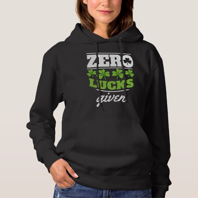 Camiseta Zero lucks given Shamrock C leaf (Frente)