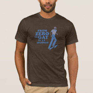 CAMISETA ZERO PARA GAY EM 3 SEGUNDOS