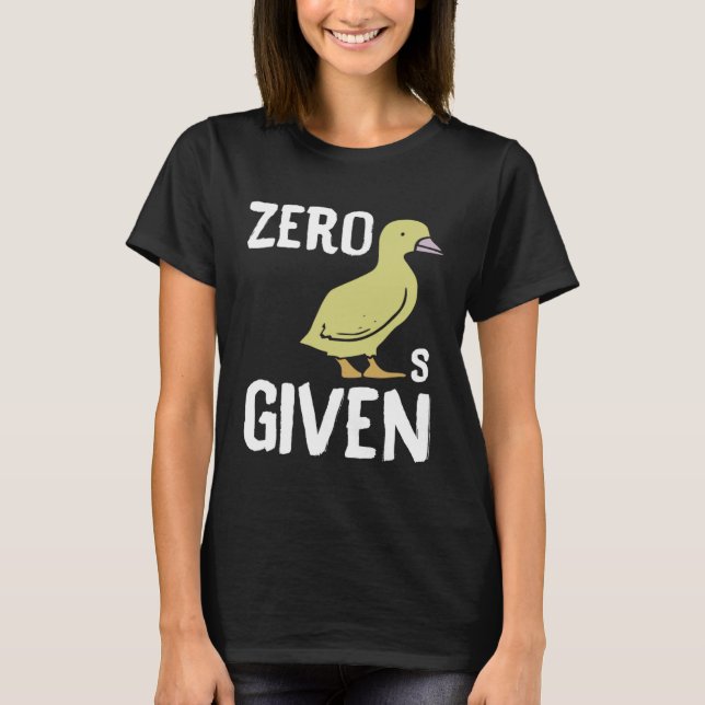 Camiseta Zero Patos Dados  Pato (Frente)