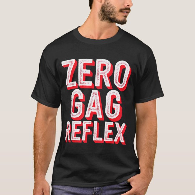 Camiseta Zero Reflexo de Gagueira, Meme Divertido da Festa  (Frente)