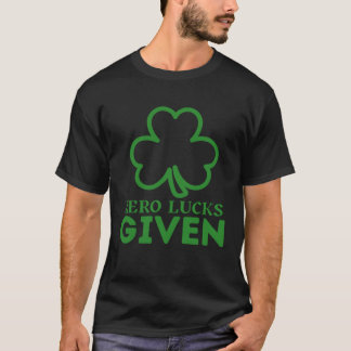 Camiseta Zero Sorte Dada Dia de São Patrício Dia de São Pa