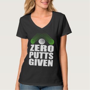 Camiseta Zero Tacos Dado Golfer Golfe Jogador Piadas Golfe