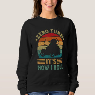 Camiseta Zero Turn It's How I Roll Retro Style Lawn Mower G