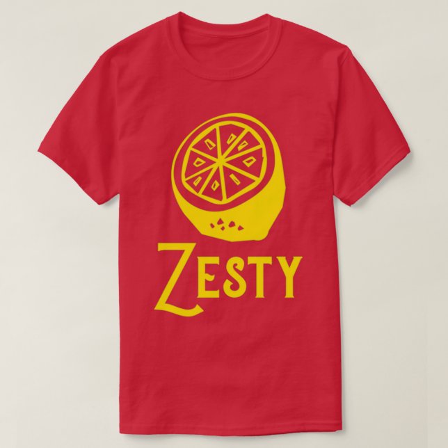 Camiseta Zesty Lemon (Frente do Design)