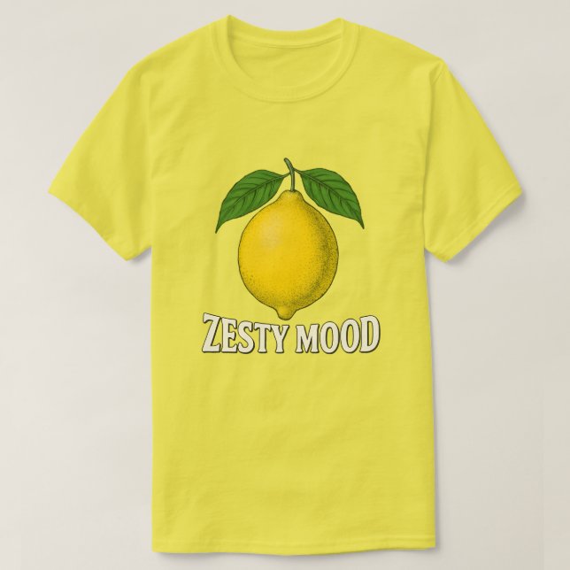 Camiseta Zesty Mood (Frente do Design)