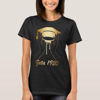 Camiseta Zeta 1920 afro-americano Hbcu historicamente negro