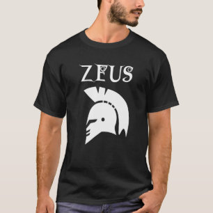 Camiseta Zeus Costume Simples Clássico Grego Workout Zeus