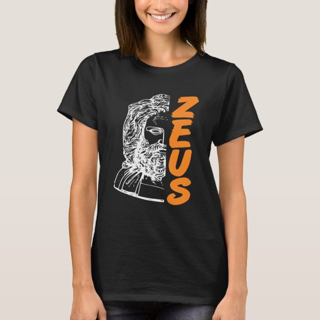 Camiseta Zeus Deus Grego do Trovão Poder Força Olimpo L (Frente)