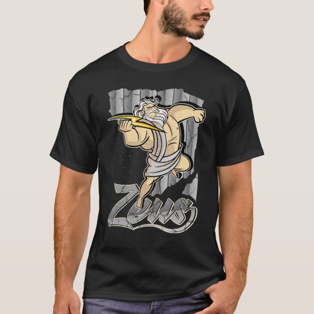 Camiseta Zeus Greek GodHero Costume Training War (Frente)