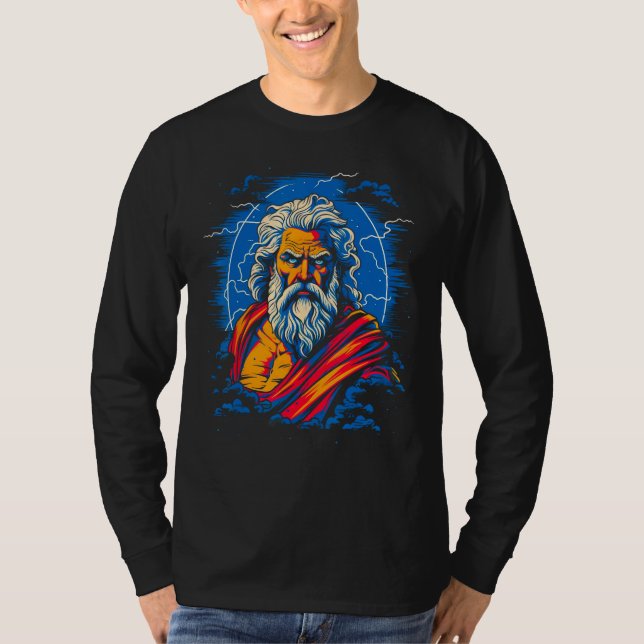 Camiseta Zeus Mitologia Grega Deus do Relâmpago (Frente)