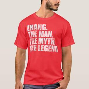 Camiseta ZhangZhang Nome da família Zhang sobrenome Zhang S