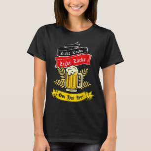 Camiseta Zicke Zacke Hoi - Funny Germany Flag Oktoberfest G