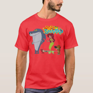 Camiseta Zig E Sharko Marina Sereia Dão Engraçado Para As C