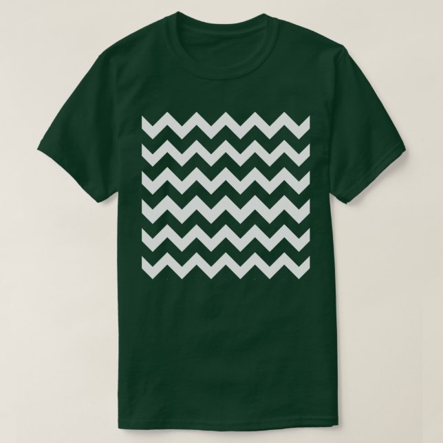 Camiseta Zig. Padrão do Chevron Retro Zig (Frente do Design)