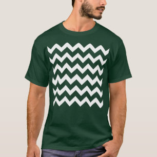 Camiseta Zig. Padrão do Chevron Retro Zig