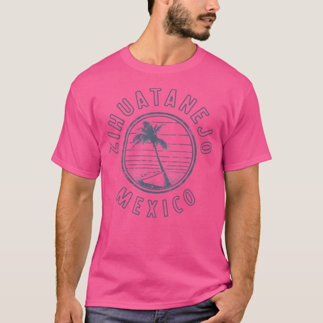 Camiseta Zihuatanejo Mexico Retro (Frente)