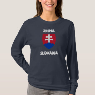 Camiseta Zilina, Eslováquia com casaco de armas