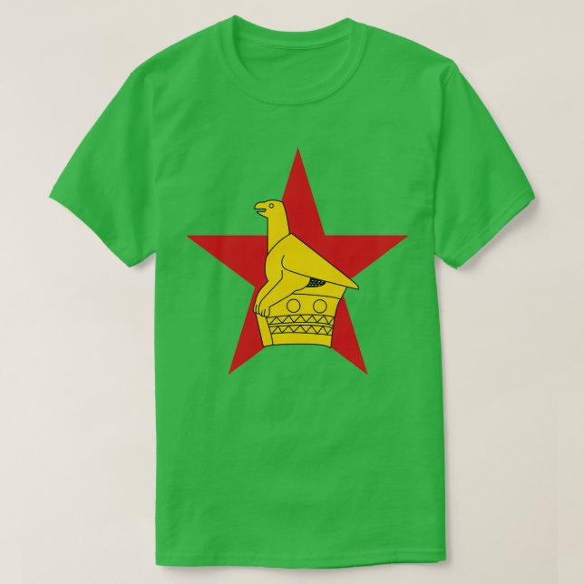 Camiseta Zimbabué 5 (Frente do Design)