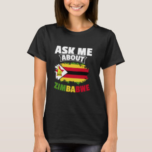 Camiseta Zimbábue Bandeira do Zimbábue