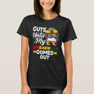 Camiseta Zimbábue - Bandeira do Zimbábue - até meu Zimbábue