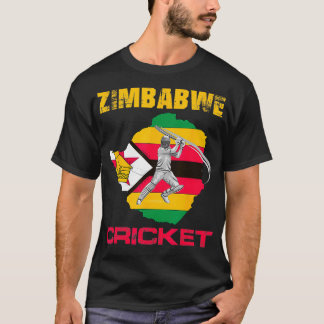 Camiseta Zimbábue Críquete Homens do Zimbábue Mulheres e Jo