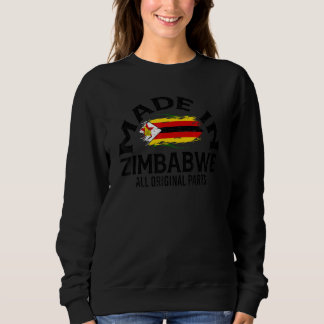 Camiseta Zimbábue Para mulheres Bandeira zimbabuana para ho