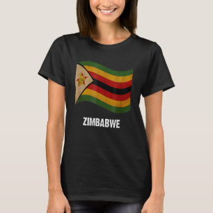 Camiseta Zimbabwe Flag Vintage Pride do Zimbábue