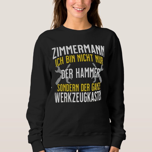 Camiseta Zimmermann Ich Caixa Nicht Nur Der Hammer Caixa de (Frente)