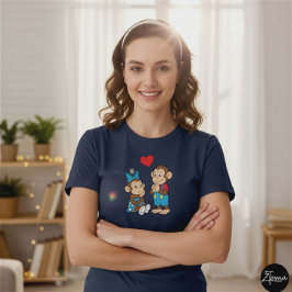 Camiseta Zina and Mimo, the love and my heart.