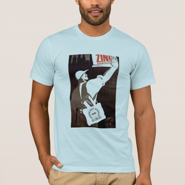 Camiseta Zinco T - Poster da propaganda (Frente)