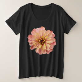 Camiseta Zinnia Floral Flower Nature Fotografia