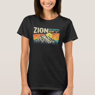 Camiseta Zion National Park Cool Vintage Retro Utah Vacatio