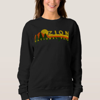Camiseta Zion National Park Sunny Mountain Treeline