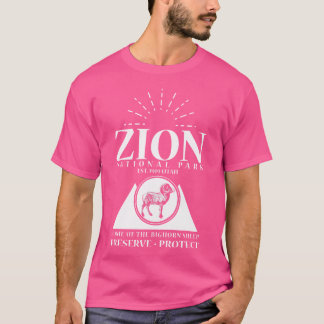 Camiseta Zion National Park-Utah Souvenir-Bighorn Sheep-Hik