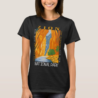 Camiseta Zion National Park Utah Vintage O Vintag dos estre