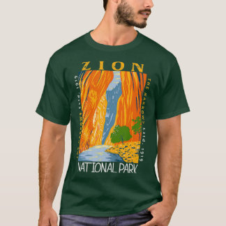 Camiseta Zion National Park Utah Vintage The Narrows Vintag