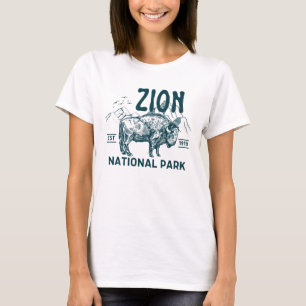 Camiseta Zion National Park/Vintage Utah/Camping Nature
